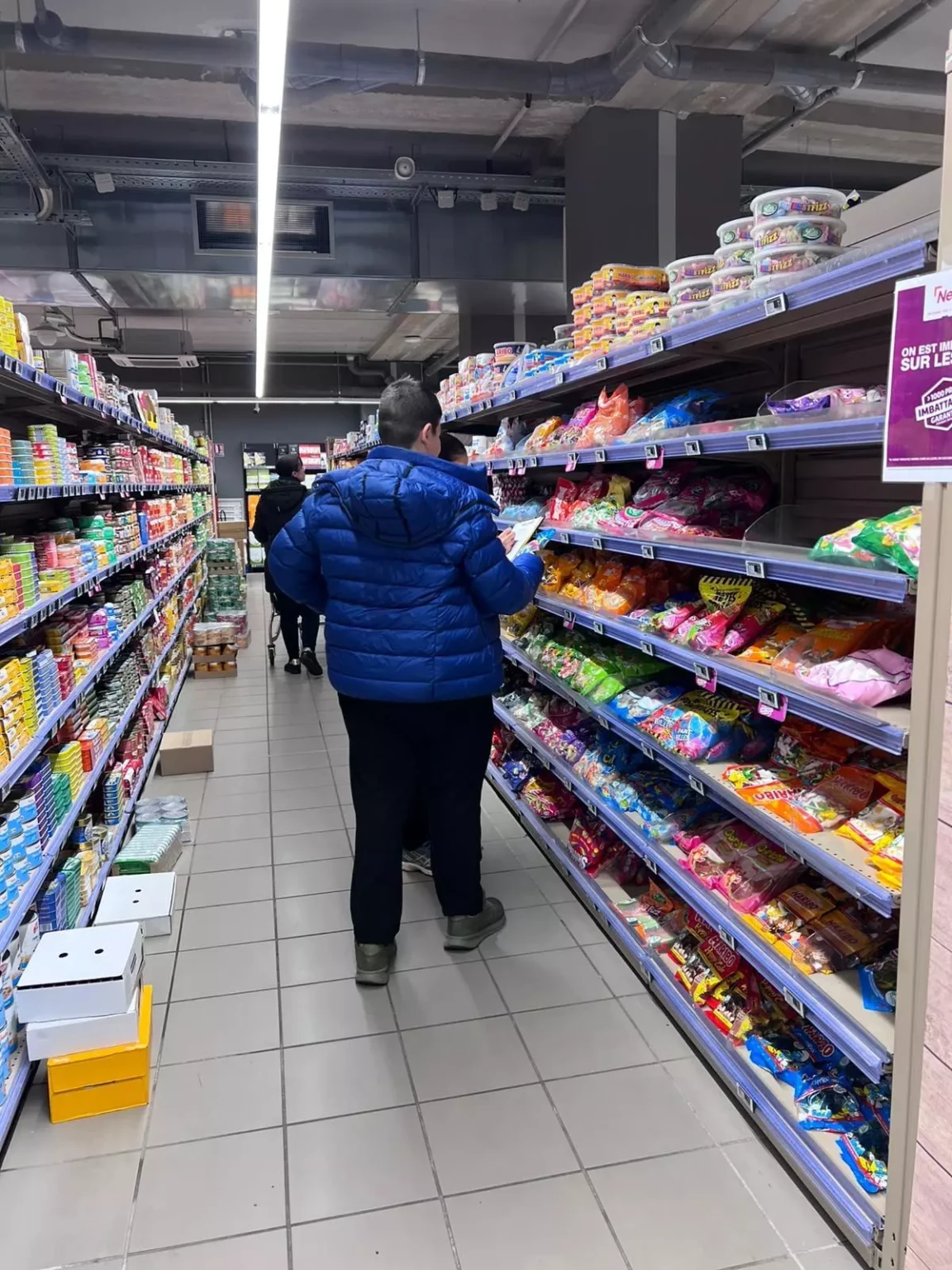 Mission supermarché Val Pre Vert